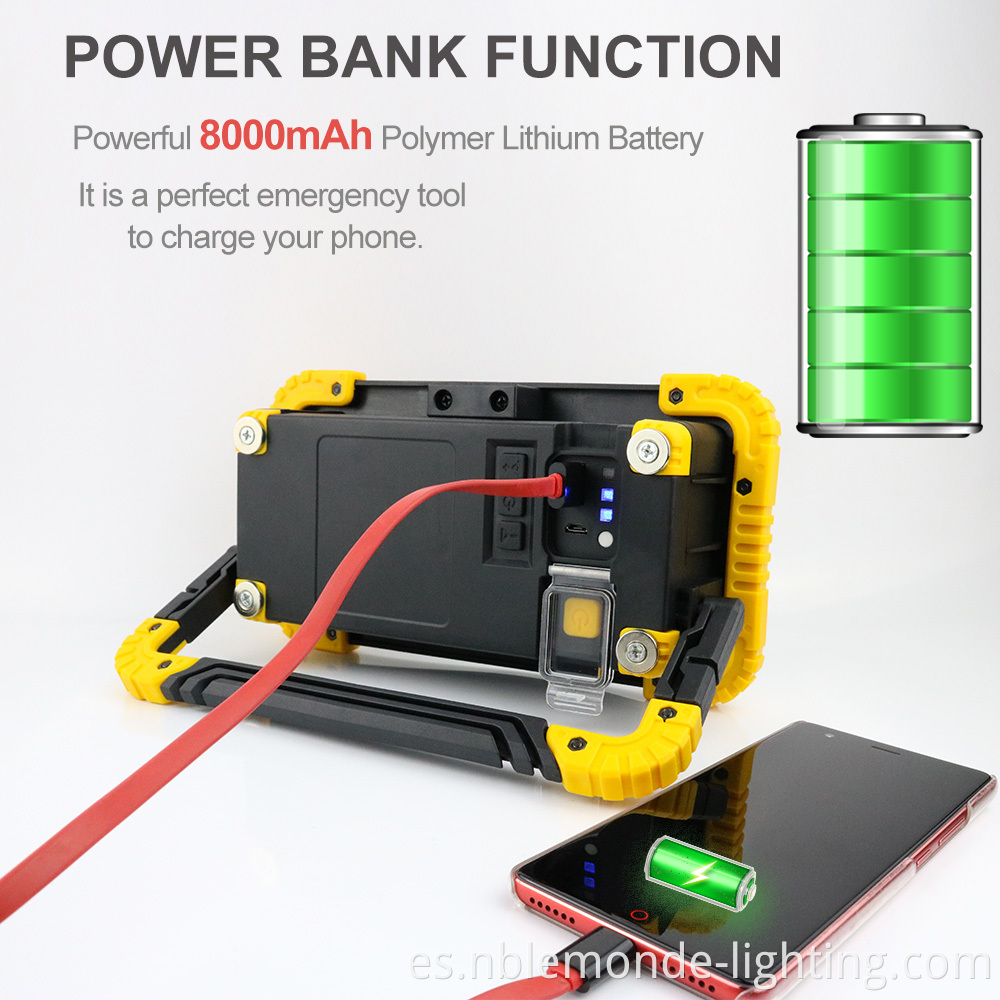 Outdoor Rechargeable LED Floodlights